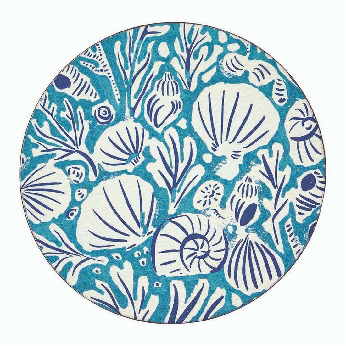 Sea Life Round Coaster - Set of 4 Coaster - rockflowerpaper