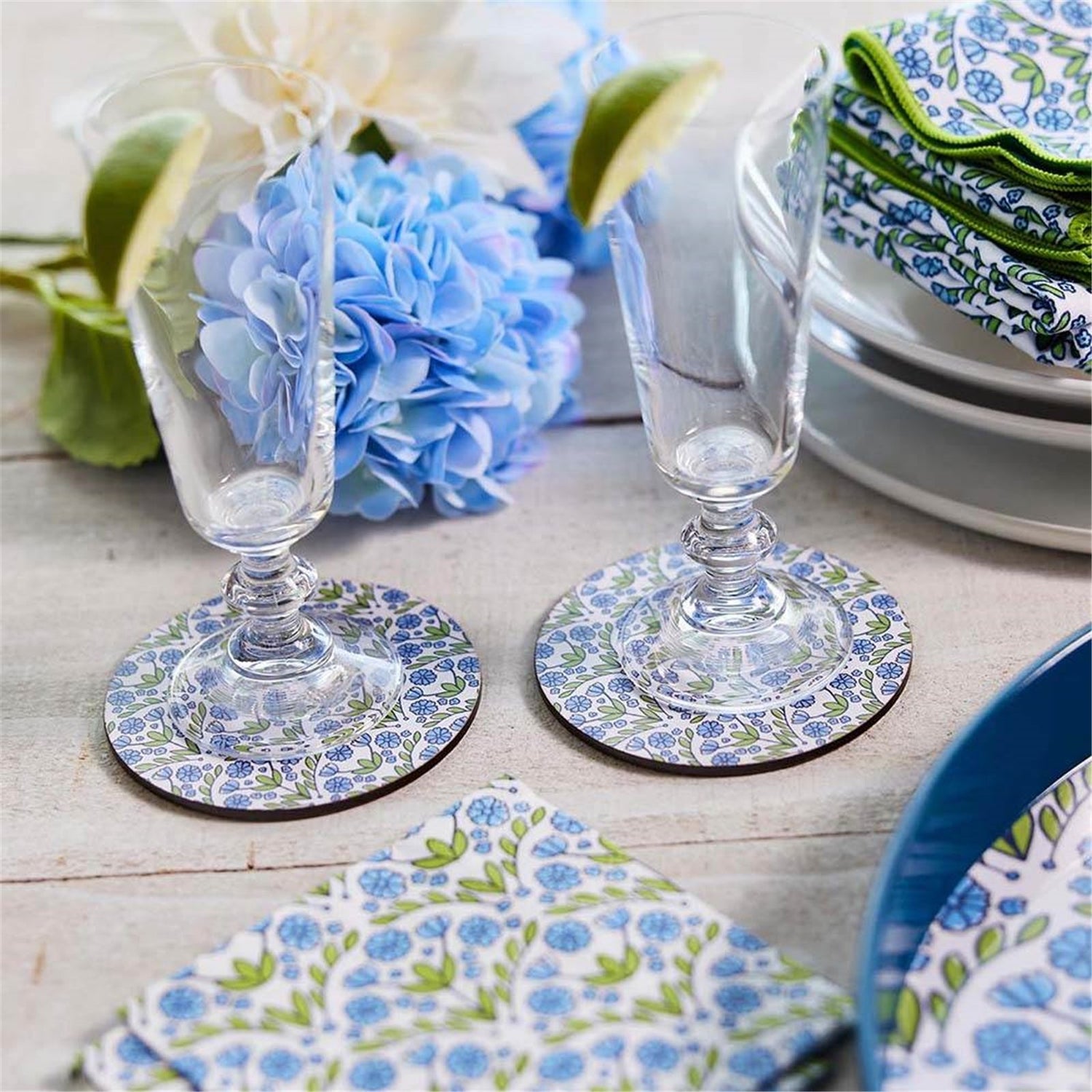 Blaire Round Coaster - Set of 4 Coaster - rockflowerpaper