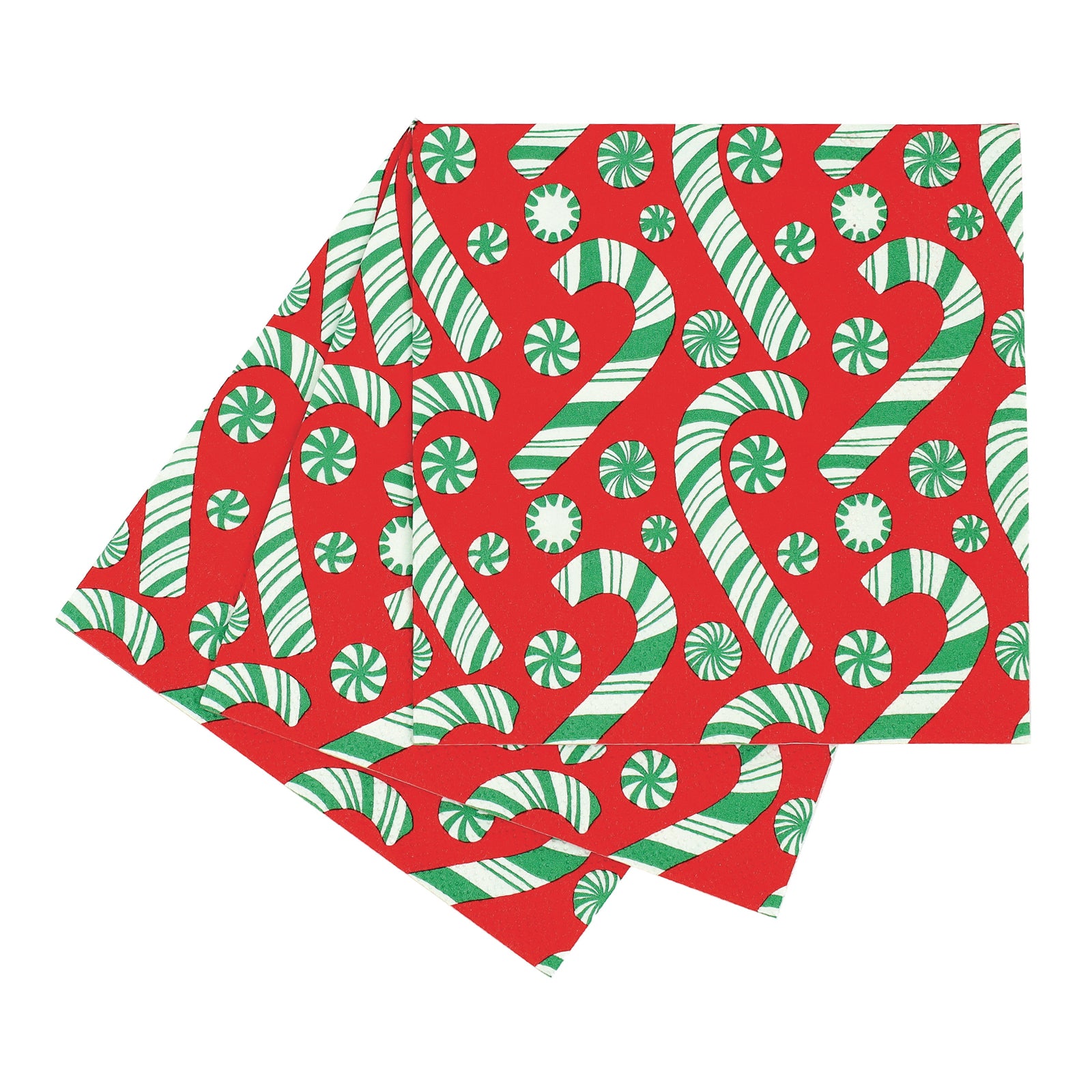Candy Cane Joy Paper Cocktail Napkins (Pack of 25)