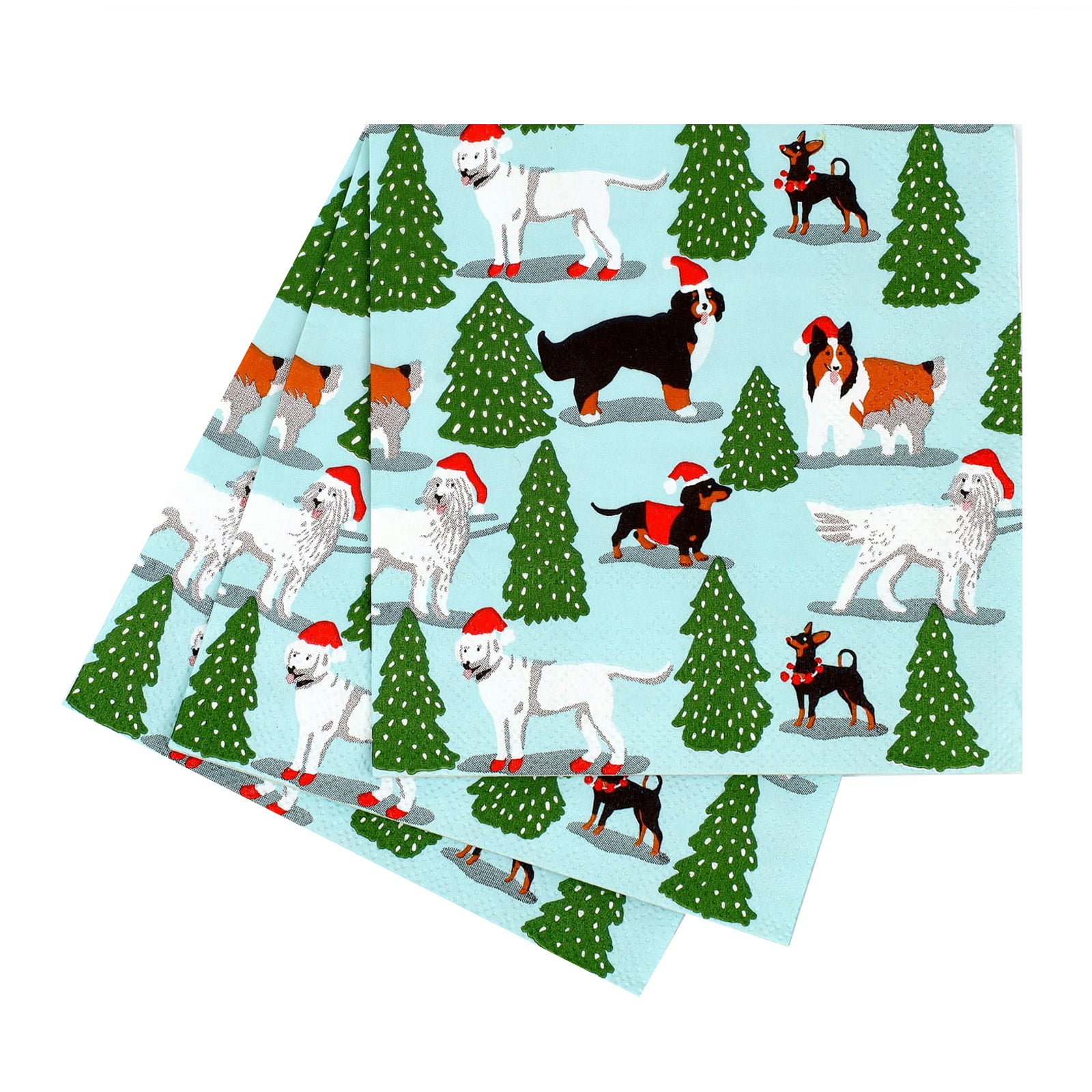 Merry Dog Paper Cocktail Napkins (Pack of 25)