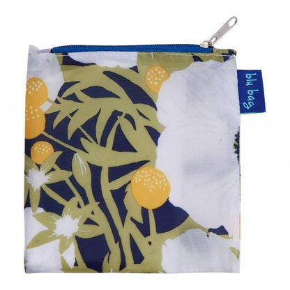 Anemone Poppy blu Reusable Shopping Bag - Machine washable Reusable Shopping Bag - rockflowerpaper