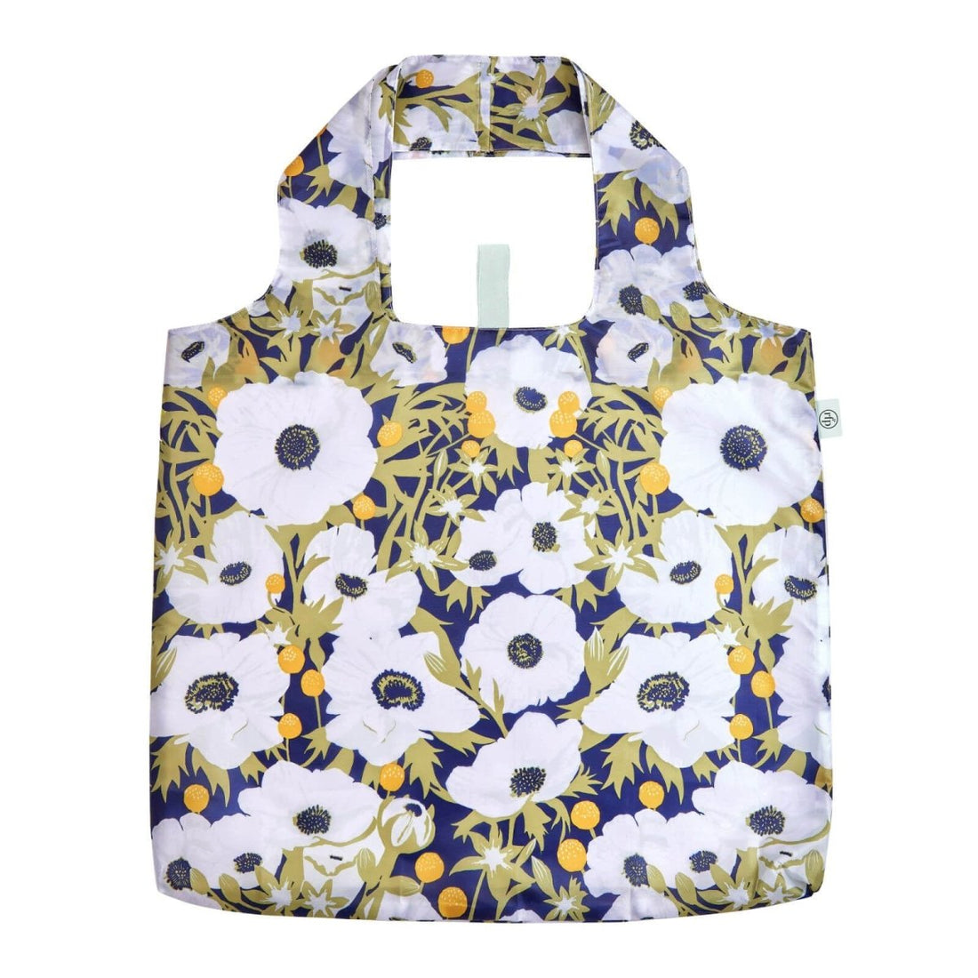 Anemone Poppy blu Reusable Shopping Bag Reusable Shopping Bag - rockflowerpaper
