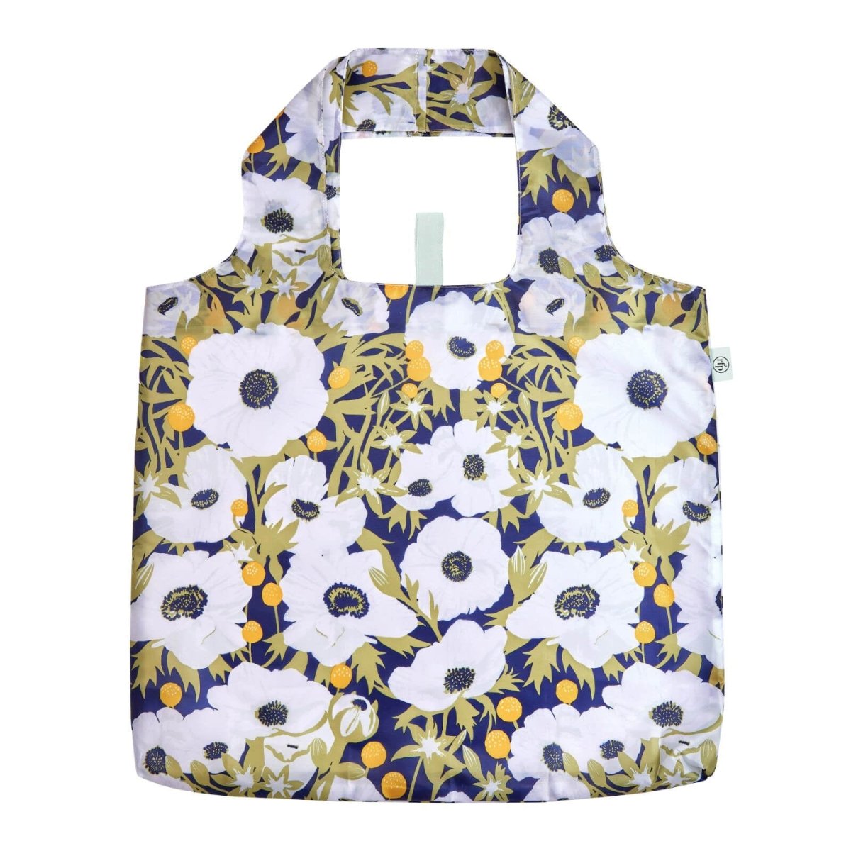 Anemone Poppy blu Reusable Shopping Bag Reusable Shopping Bag - rockflowerpaper