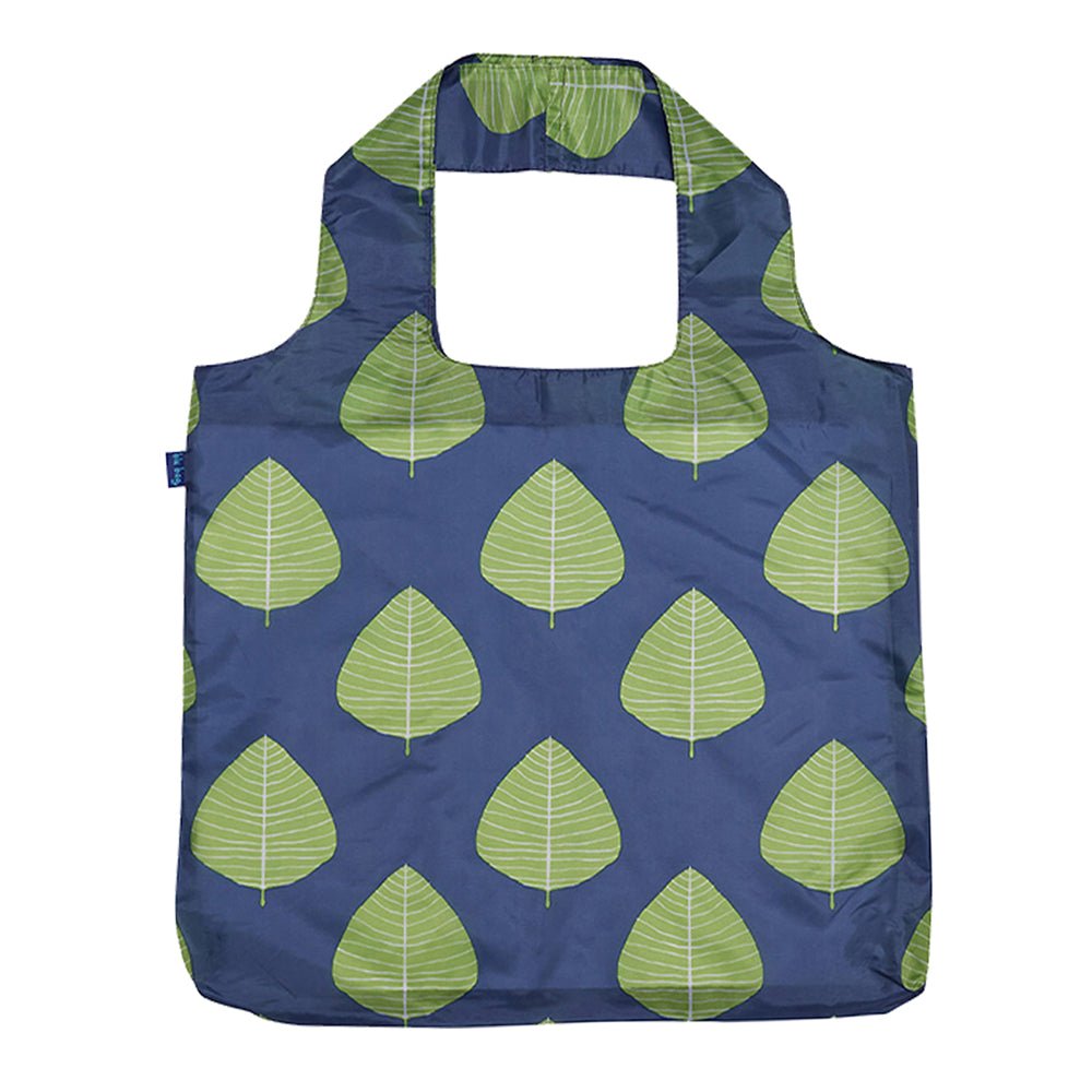 Aspen Leaves Blu Bag Reusable Shopping Bag - Machine Washable Reusable Shopping Bag - rockflowerpaper