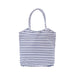 Bateau Stripe Navy Canvas Bucket Bag