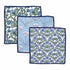 Blaire Blue blu Dish Cloth Set of 3 Reusable Dish Cloth - rockflowerpaper