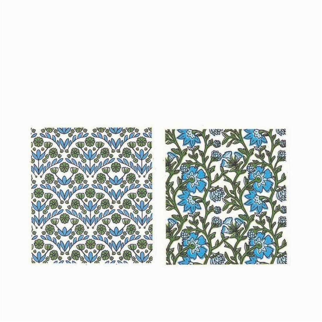 Blaire Blue Eco - Friendly blu Sponge Cloth - Set of 2 Eco Cloth - rockflowerpaper