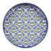 Blaire Blue  Round Lacquer Serving Tray