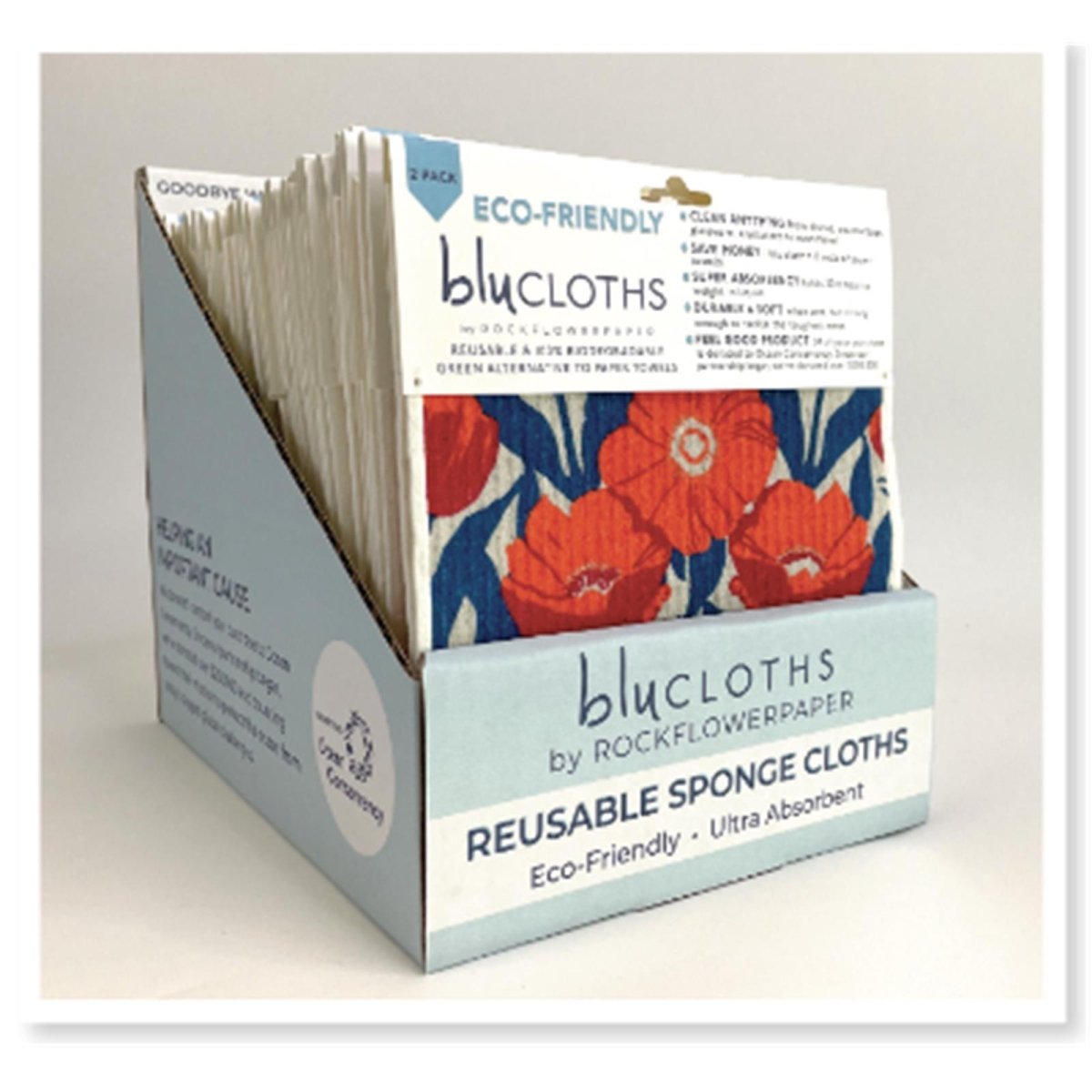 Blu Cloth 36 - Piece Display Box V2 BLUCLOTH - rockflowerpaper