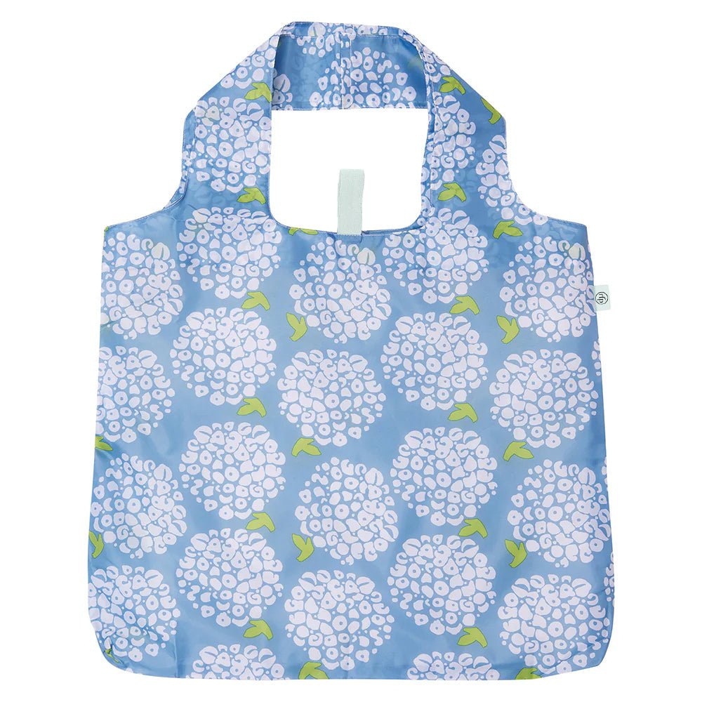 Blue Hydrangea blu Reusable Shopping Bag Reusable Shopping Bag - rockflowerpaper