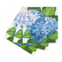 Blue Hydrangea Paper Cocktail Napkins (Pack of 25) Paper Cocktail Napkin - rockflowerpaper