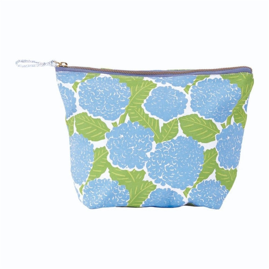 Blue Hydrangea Pouch Large Pouch - rockflowerpaper