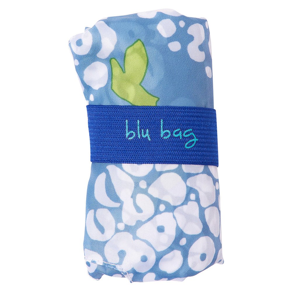 Blue Hydrangea Reusable Shopping Bag - Machine Washable Reusable Shopping Bag - rockflowerpaper