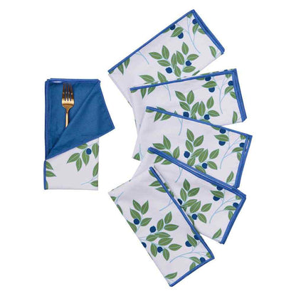 Blueberries blu Dinner Napkin Dinner Napkin - rockflowerpaper