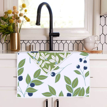 Blueberry Branch Eco Kitchen Tea Towel Tea Towel - rockflowerpaper