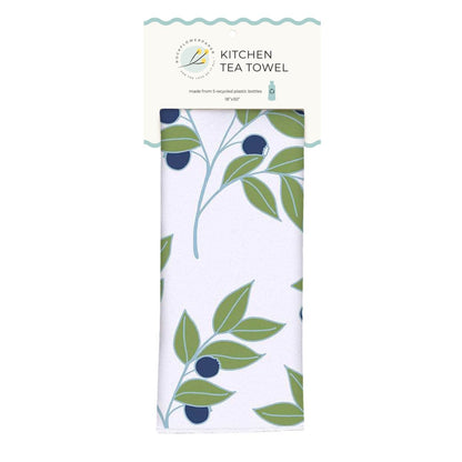 Blueberry Branch Eco Kitchen Tea Towel Tea Towel - rockflowerpaper