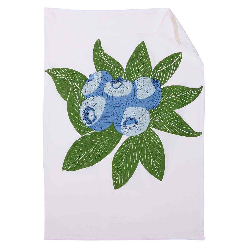 Blueberry Bunch Cotton Kitchen Towels (Set of 3) Cotton Kitchen Towel - rockflowerpaper