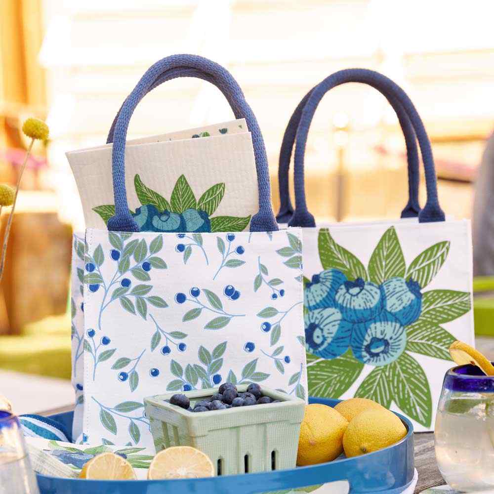 Blueberry Bunch Reusable Itsy Bitsy Gift Bag Gift Bag - rockflowerpaper