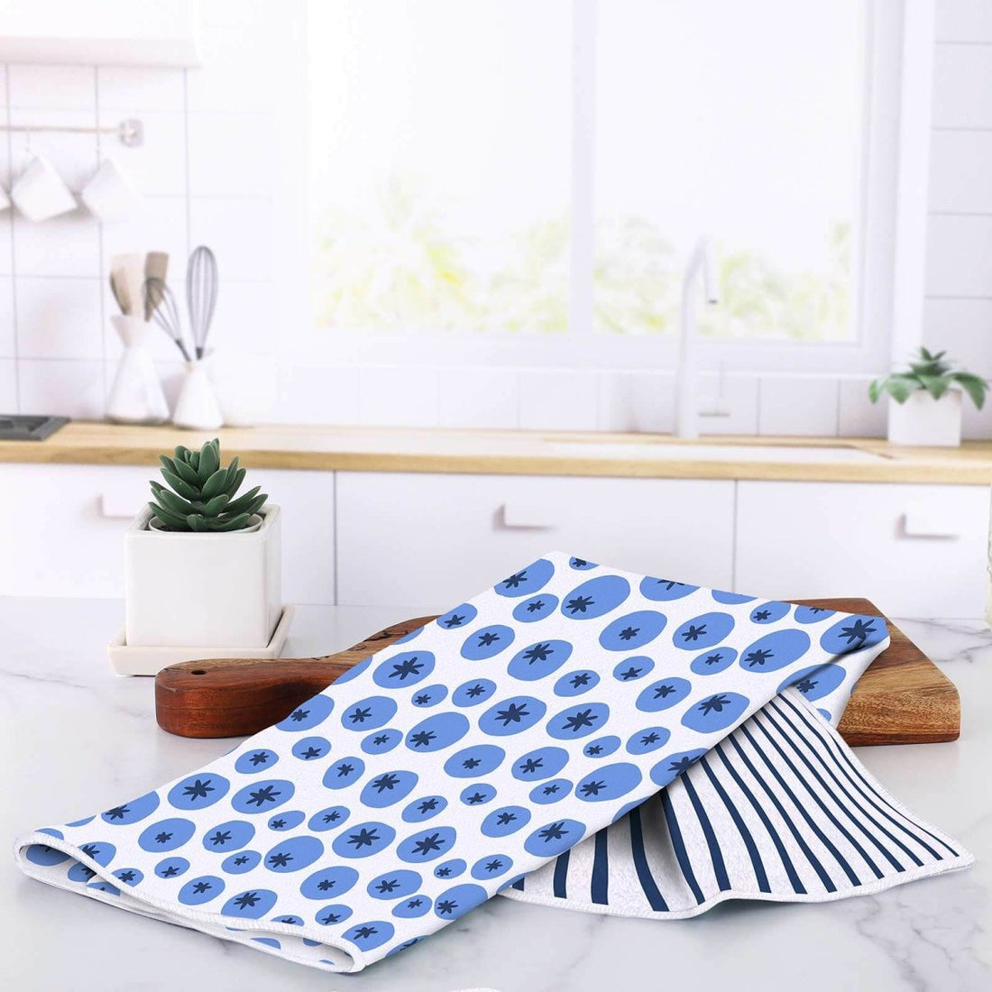 Blueberry Medley Eco Kitchen Tea Towel Tea Towel - rockflowerpaper