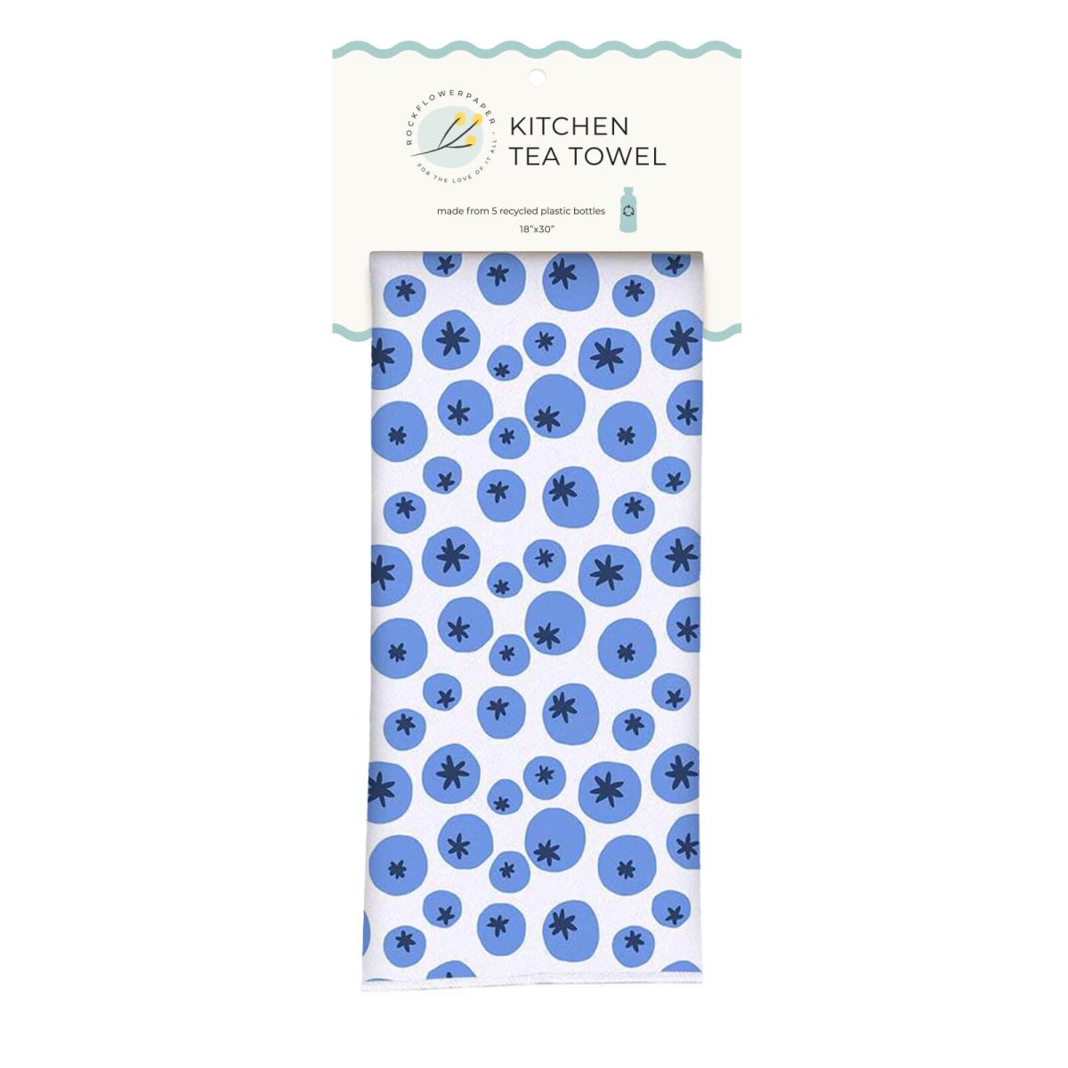 Blueberry Medley Eco Kitchen Tea Towel Tea Towel - rockflowerpaper