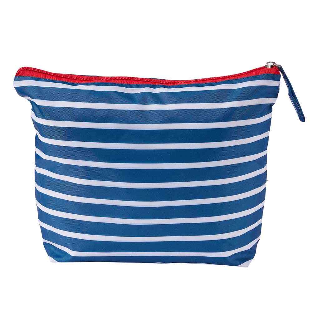 Breton Stripe Splash Proof Pouch Travel Pouch - rockflowerpaper