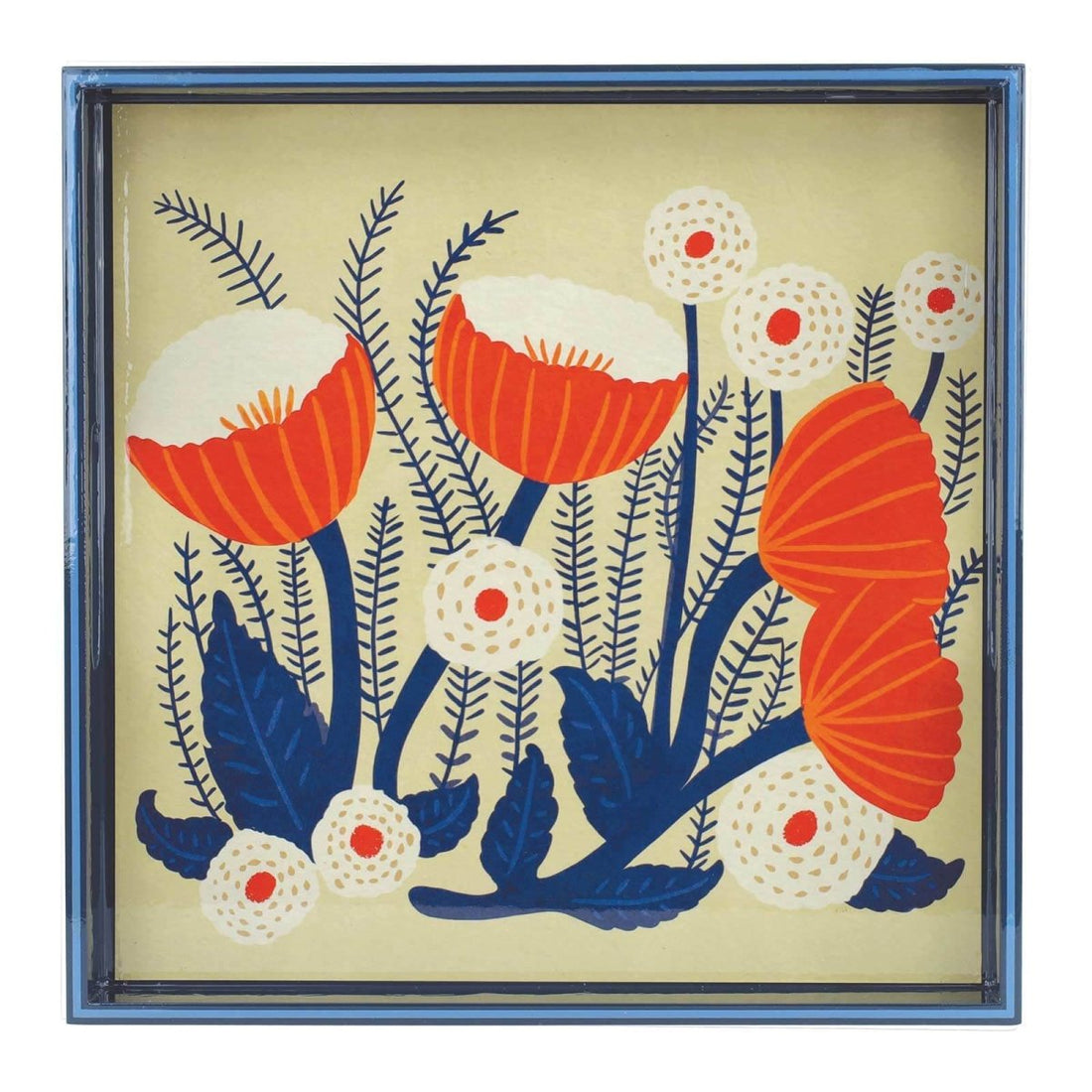 Buttercup Square Laquer Serving Tray Tray - rockflowerpaper