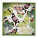 Butterflies Square Lacquer Serving Tray