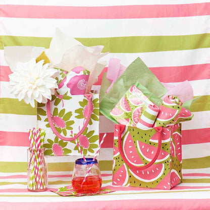 Callie Lime Reusable Itsy Bitsy Gift Bag Gift Bag - rockflowerpaper