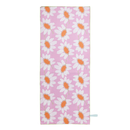 Callie Pink Reversible Eco Beach Towel Beach Towel - rockflowerpaper
