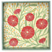 Camellia Bouquet Square Lacquer Serving Tray