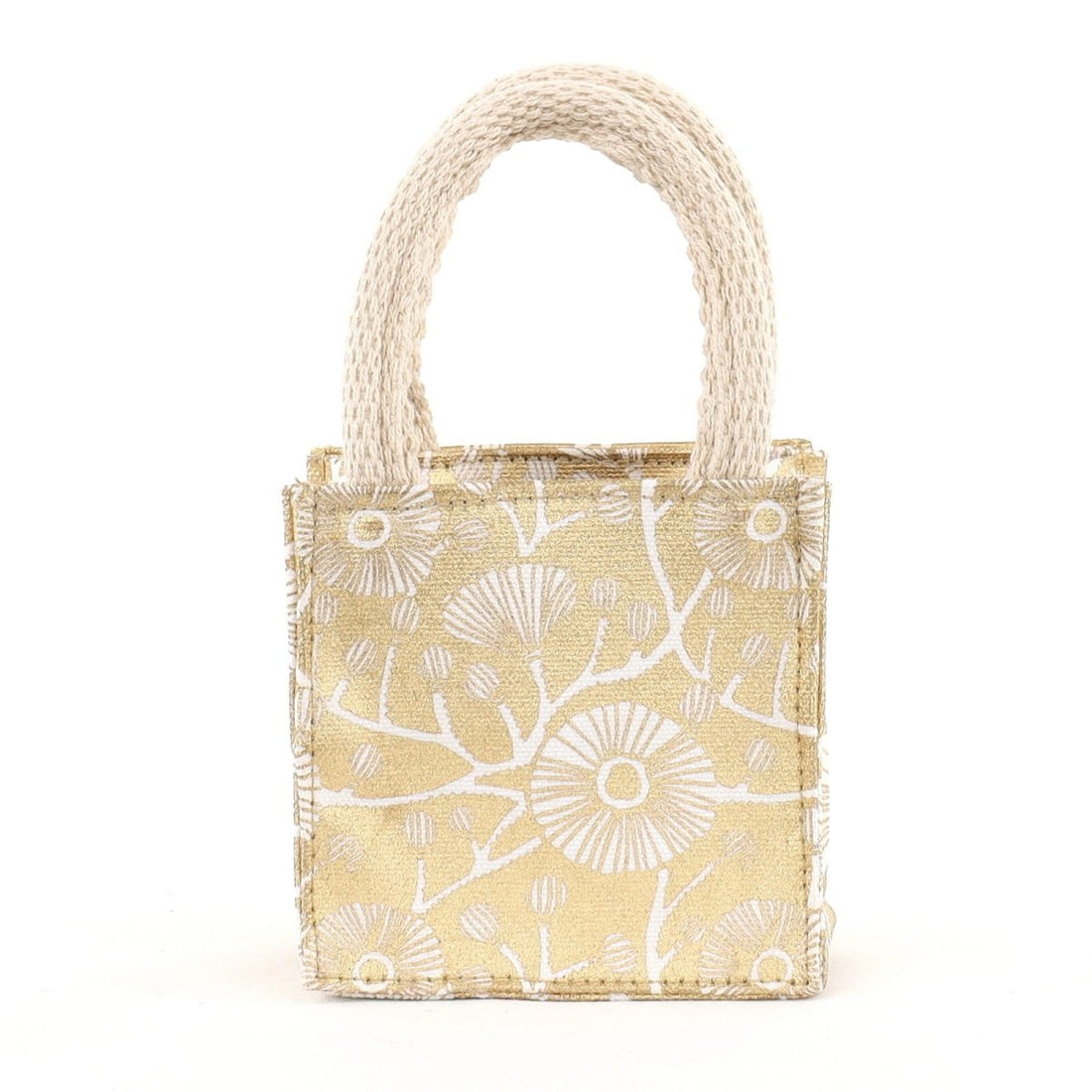 Camellia Gold Metallic Reusable Tincy Wincy Small Gift Bag - Rockflowerpaper