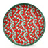 Candy Cane Joy Round Laquer Serving Tray Tray - Rockflowerpaper