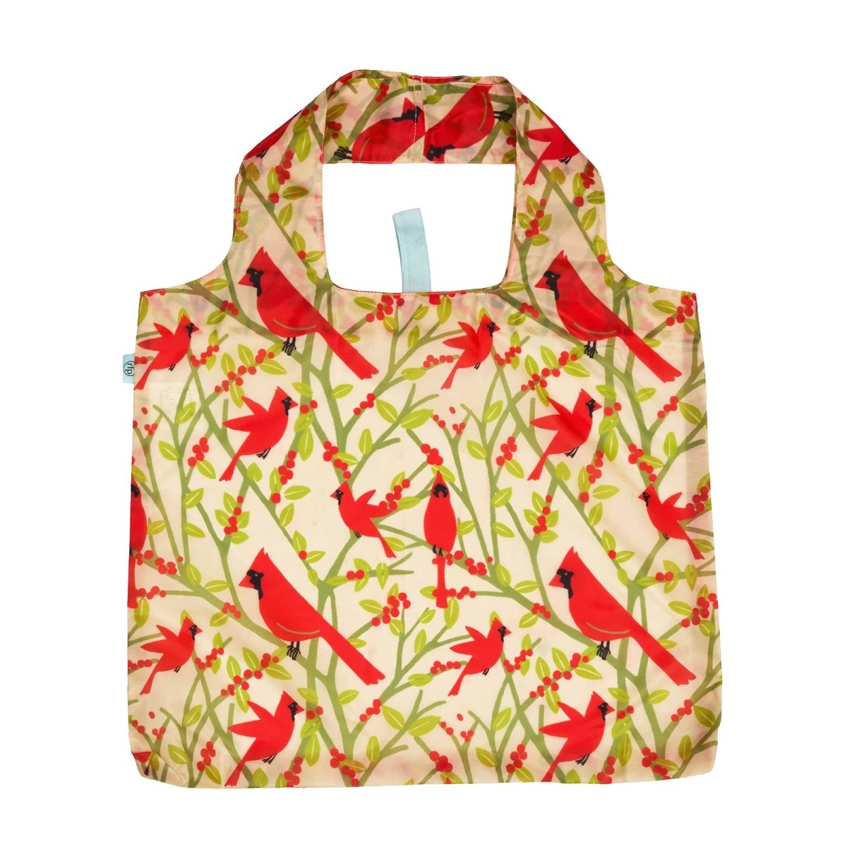 Cardinal Birds blu Reusable Shopping Bag Reusable Shopping Bag - Rockflowerpaper