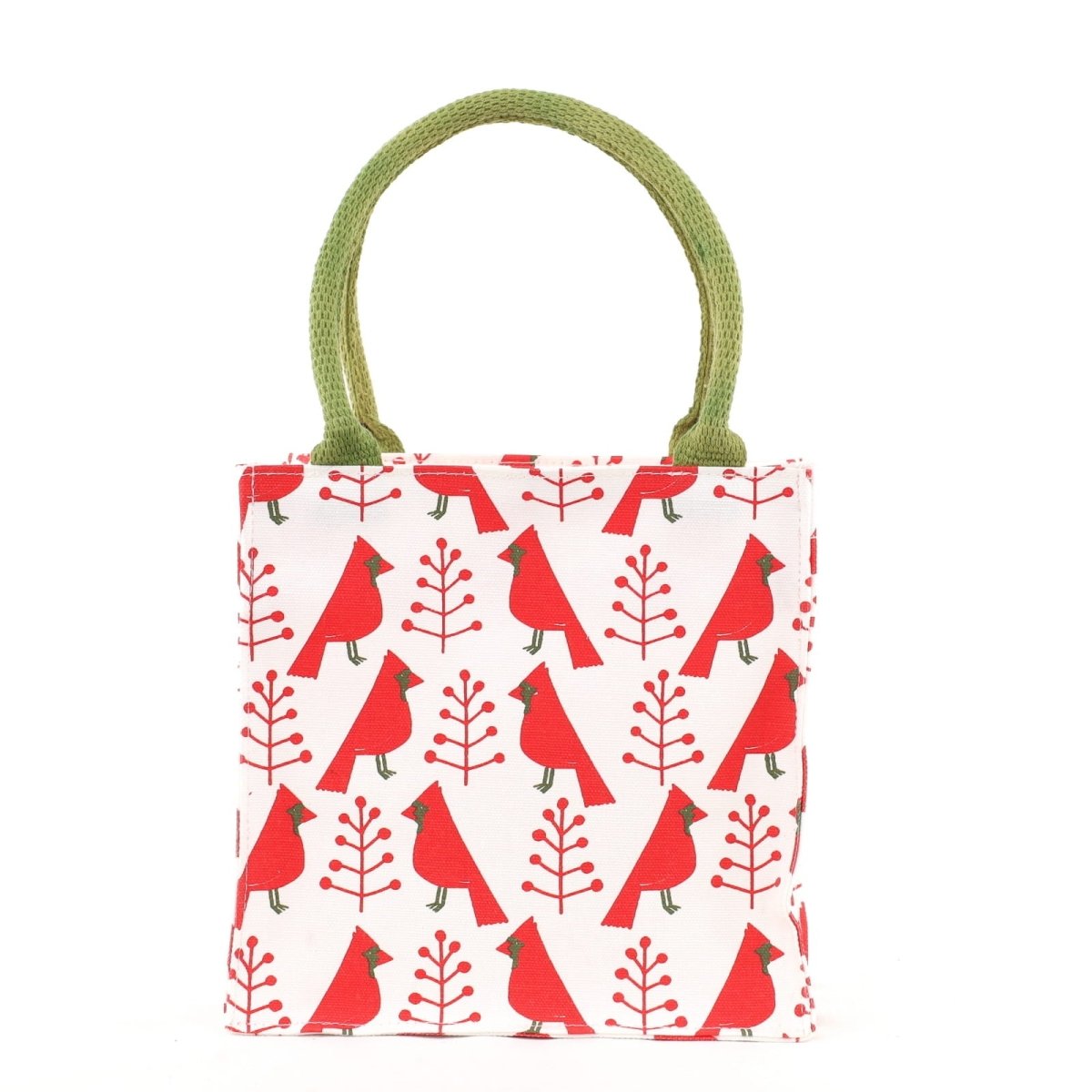 Cardinal &amp; Tree Reusable Itsy Bitsy Gift Bag Gift Bag - Rockflowerpaper