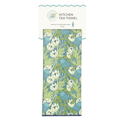 Chickadee Green Eco Kitchen Tea Towel Tea Towel - rockflowerpaper