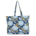 Chrysanthemum Bird Little Shopper Canvas Tote Bag