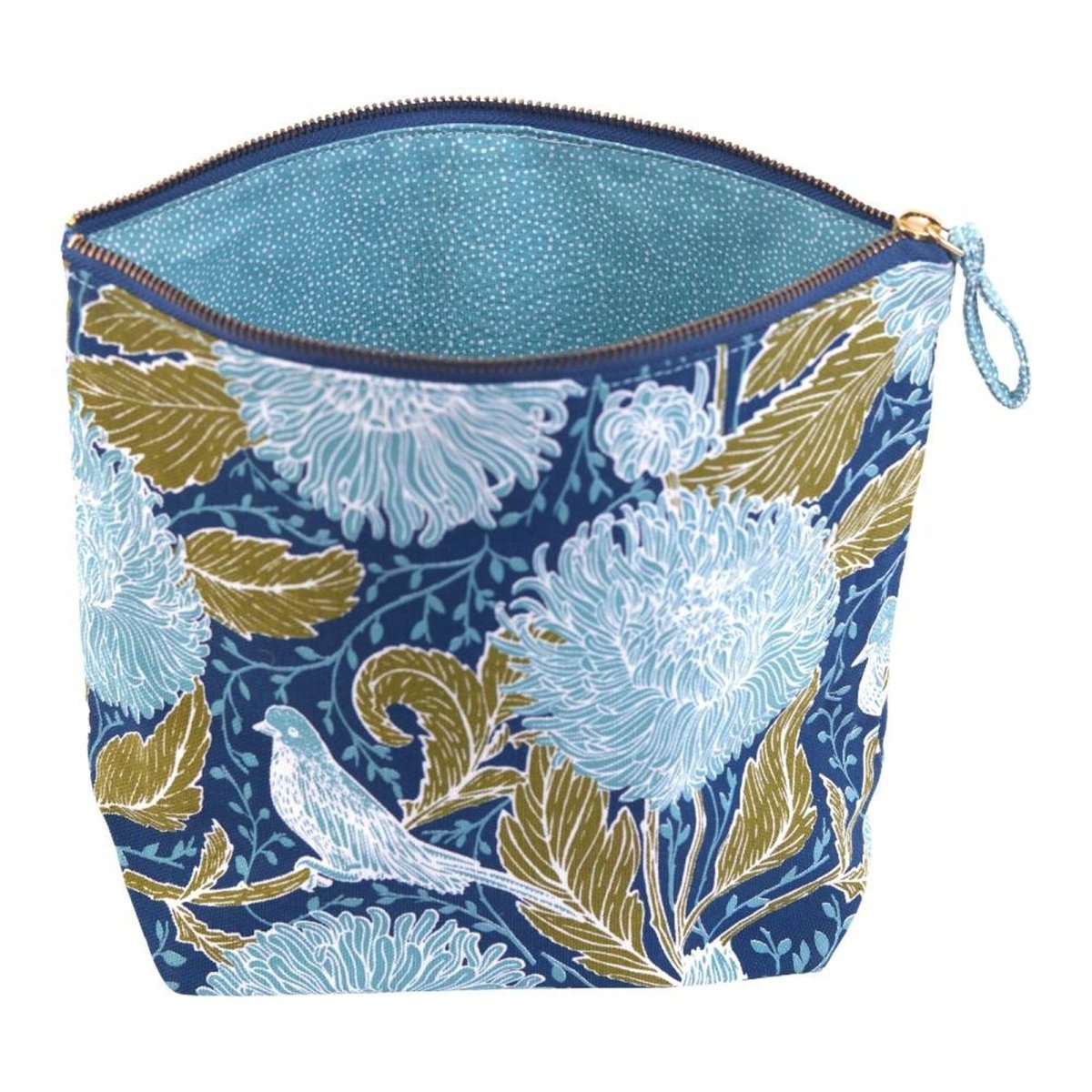 Chrysanthemum Bird Pouch Large Pouch - rockflowerpaper