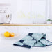 Chrysanthemum Flower Eco Kitchen Tea Towel