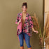 Chrysanthemum Flower Pink Kimono Kimono - rockflowerpaper