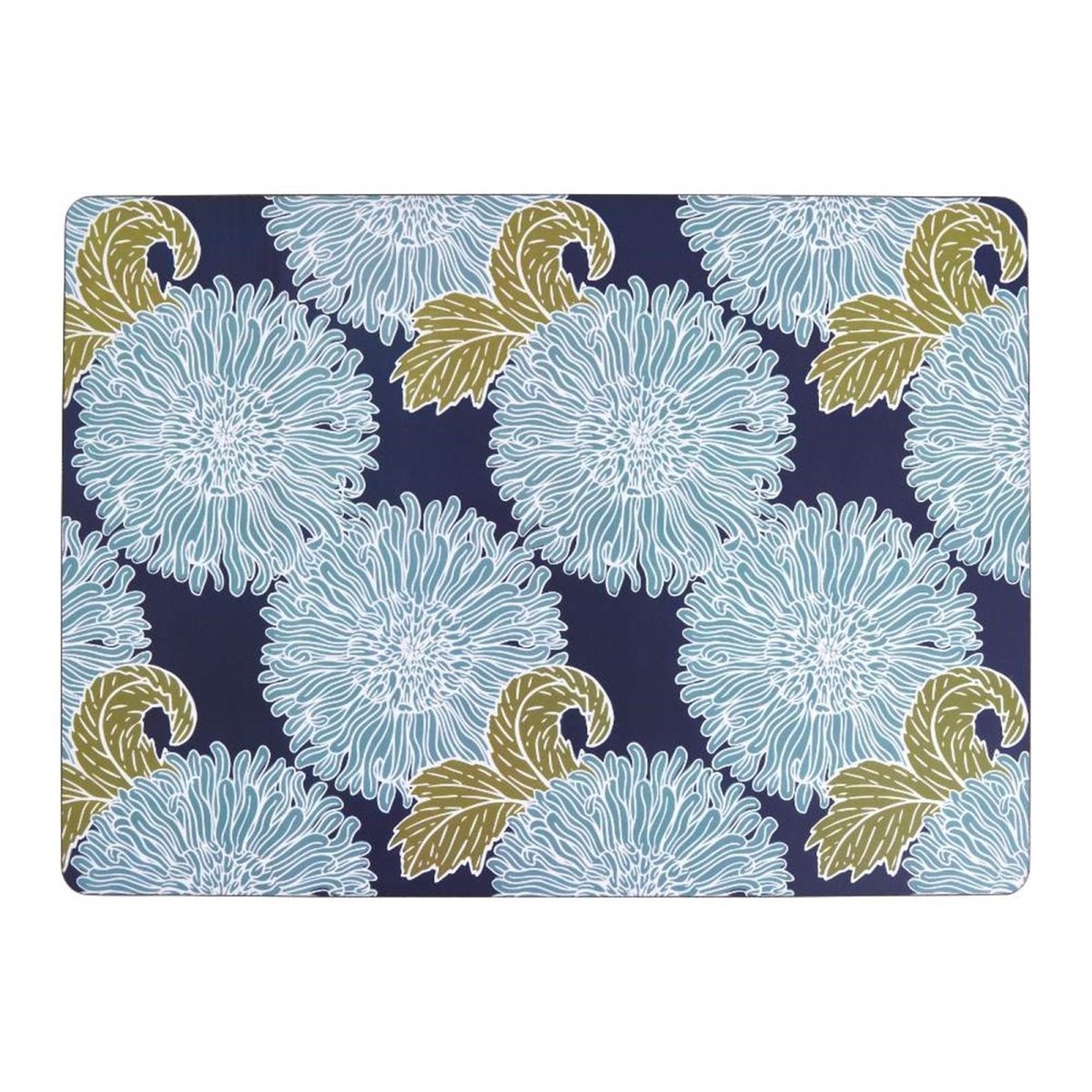 Chrysanthemum Flower Placemat Set 4 Placemat - rockflowerpaper