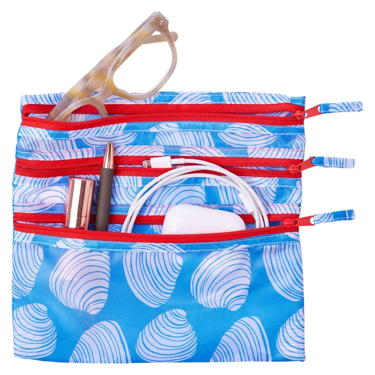 Clamshells 3 - Zip Pouch 3 Zip - Pouch - rockflowerpaper