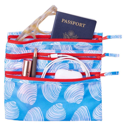 Clamshells 3 - Zip Pouch 3 Zip - Pouch - rockflowerpaper