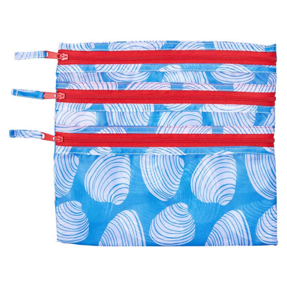 Clamshells 3 - Zip Pouch 3 Zip - Pouch - rockflowerpaper