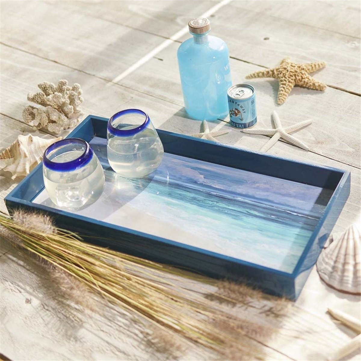 Coastal View 10 x 20 Art Tray Tray - rockflowerpaper