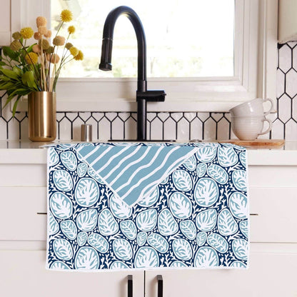 Coral Garden Eco Kitchen Tea Towel Tea Towel - rockflowerpaper
