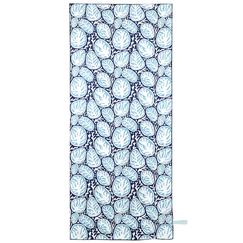 Coral Garden Reversible Eco Beach Towel Beach Towel - rockflowerpaper
