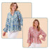 Cotton Blouse with Ruffle Sleeve Bundle Tunic - rockflowerpaper