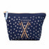Eat Sleep Ski Navy Pouch Medium Pouch - rockflowerpaper