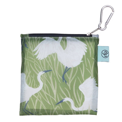 Egret &amp; Reed blu Reusable Shopping Bag Reusable Shopping Bag - Rockflowerpaper