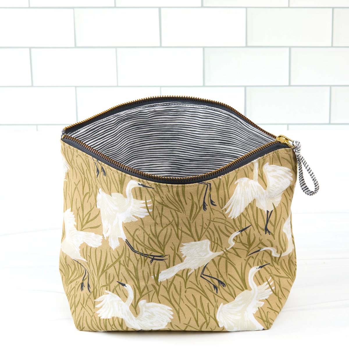 Egret &amp; Reed Essential Canvas Pouch Set of 2 Pouch Set of 2 - Rockflowerpaper